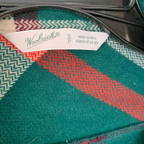 Woolrich Cropped Flannel Swing Top - Picture 2 of 3